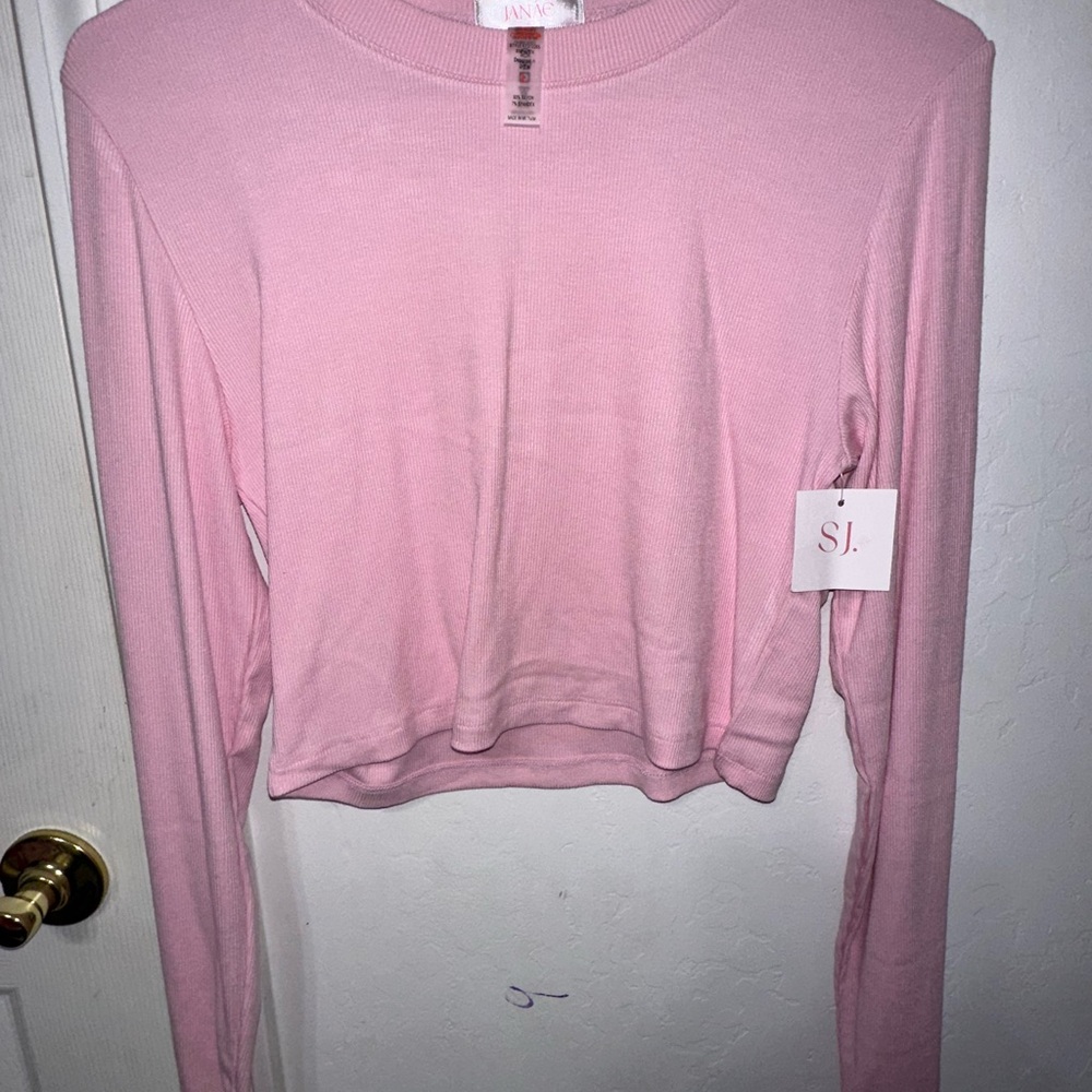 Pink Long Sleeve Women's Top